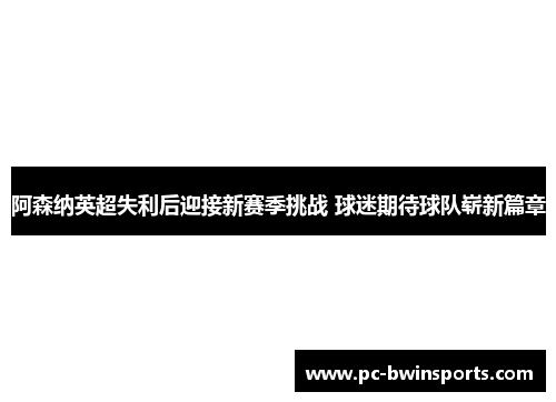 阿森纳英超失利后迎接新赛季挑战 球迷期待球队崭新篇章